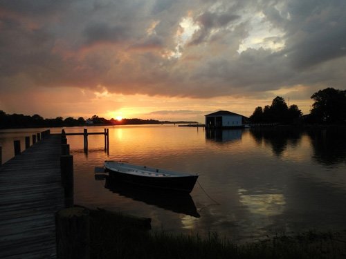 Sunset Boat